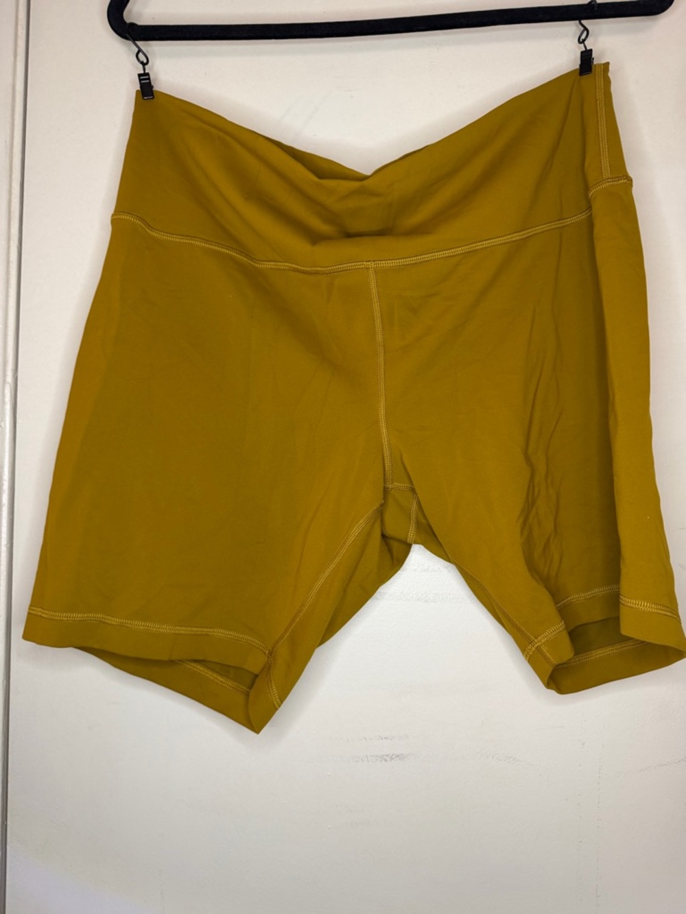 Lululemon Align High-Rise Shorts – Mustard Yellow (Size 18)